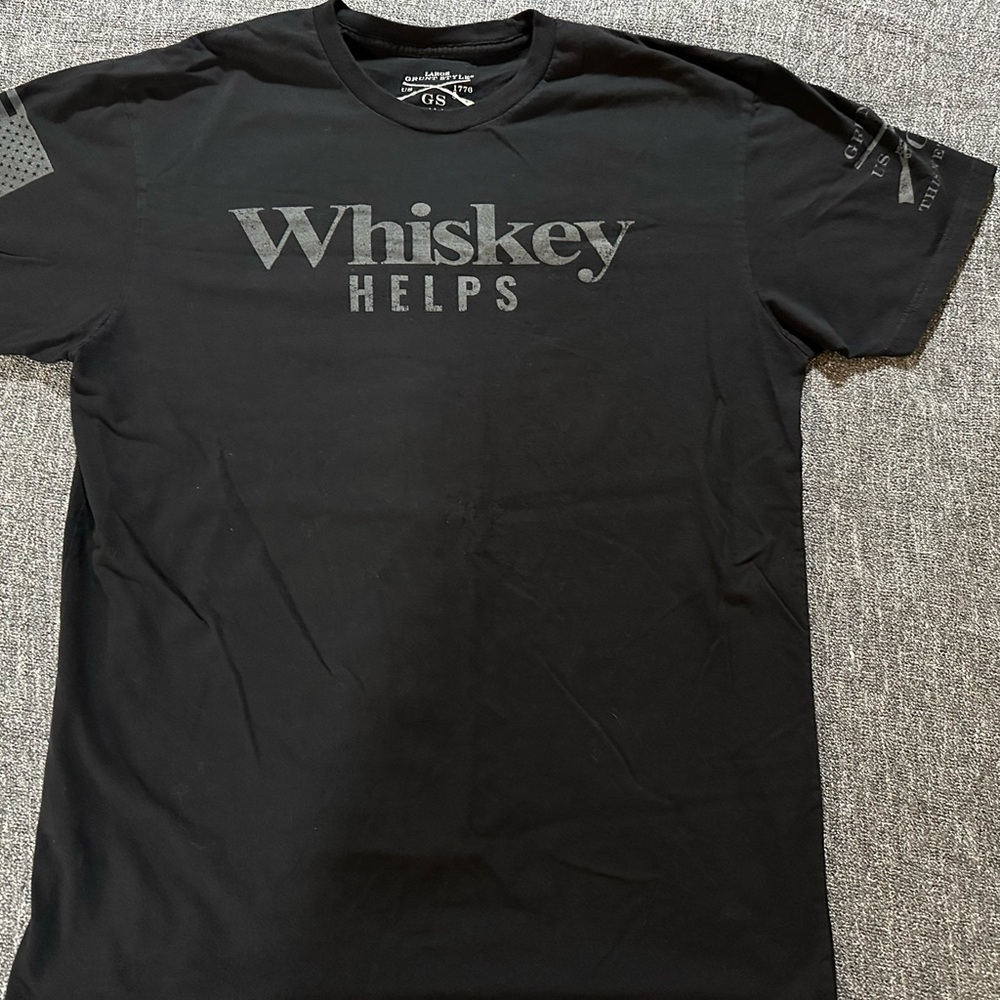 Grunt Style Whiskey Helps Black Tee